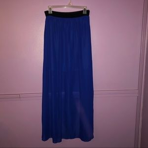 Sheer maxi Skirt